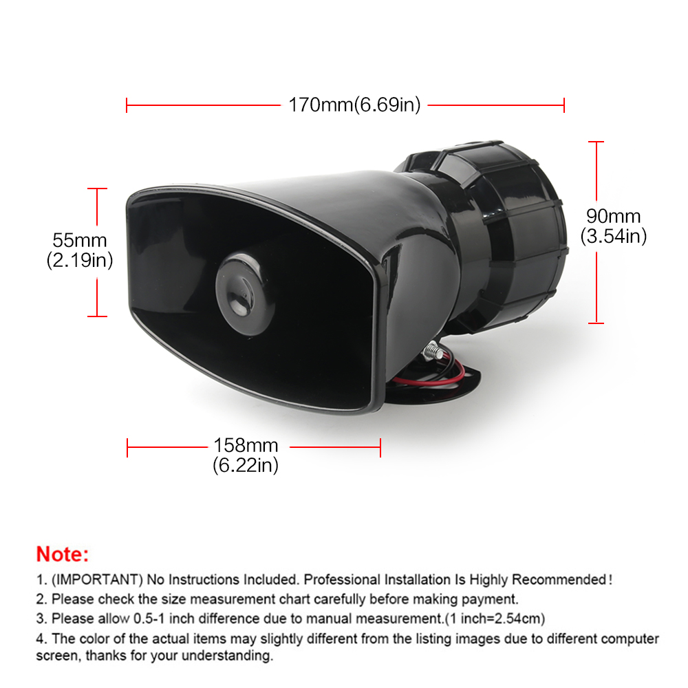 Altoparlante 12V 130dB, Sirena - Emergency Whistle Loud recensione e prezzo