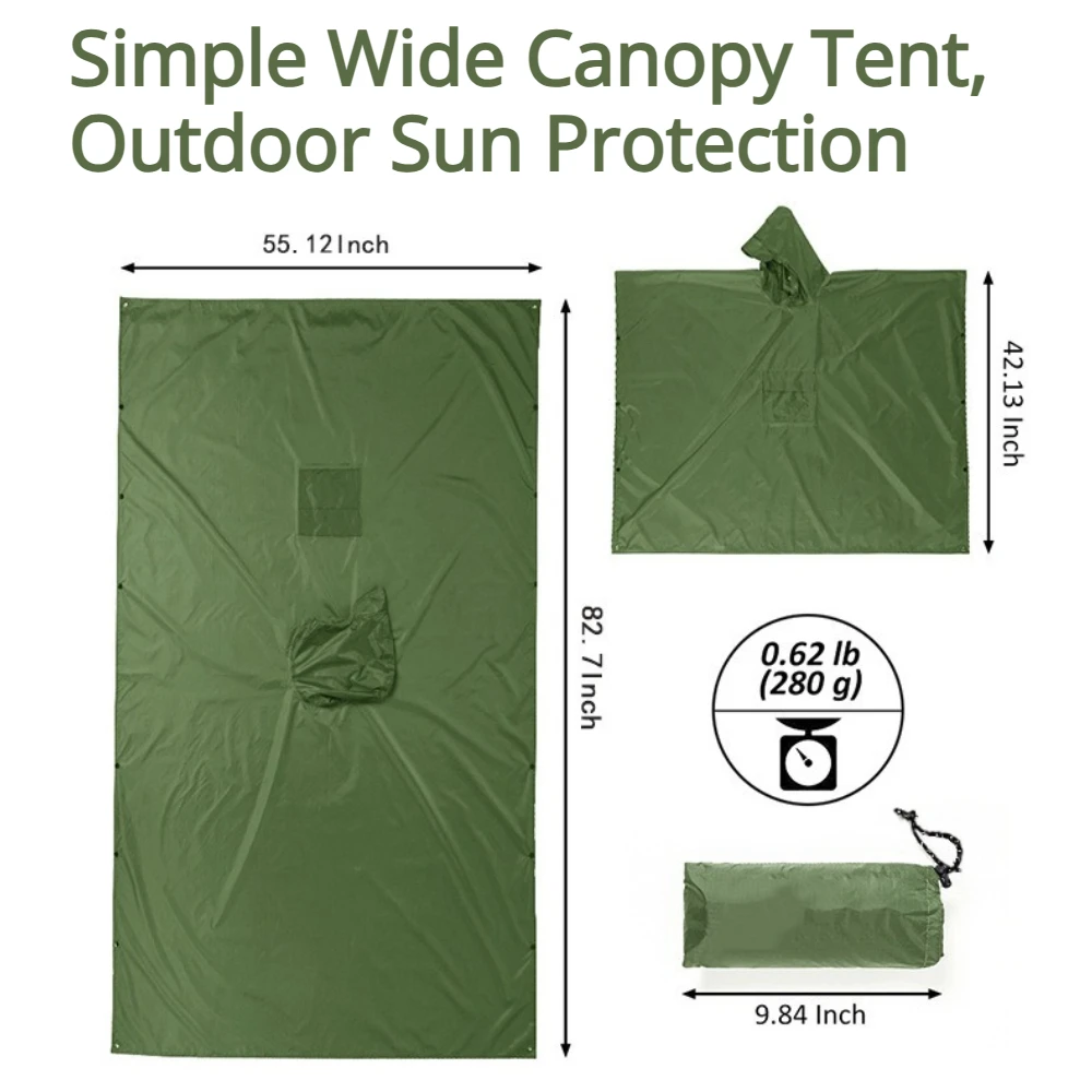 2026 Per Campeggio ed Escursio - Emergency Poncho Rain recensione e prezzo